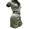 thumbnail image 2 of Flirtzy Women’s Army Green Combat Cosplay Dress Boot Camp Soldier Costume, 2 of 2