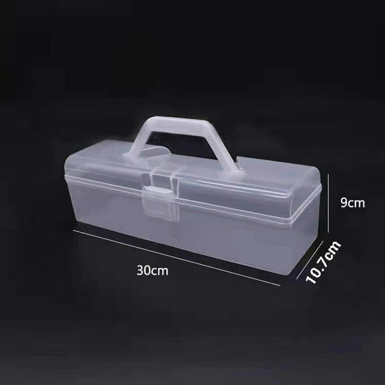 Baseball Card Storage Box Transparent Classification Box Postcards Stickers  Box Playing Card Case Holder for Cards