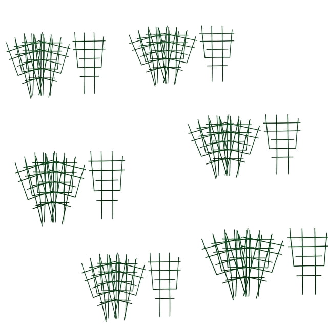 36pcs Planta de Jardín Enrejado Trellis Planta en Maceta Creciente Apoyo Jardín Enrejado