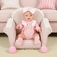 thumbnail image 3 of ToyKingdee Baby Doll Clothes Accessories Set for 12-16 Inch Babys Doll, Knitted Romper, Bow Headband and Socks, Baby Dolls Clothes and Accessories, 3 of 6