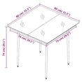 thumbnail image 4 of vidaXL 3 Piece Garden Dining Set with Cushions Black, 4 of 4