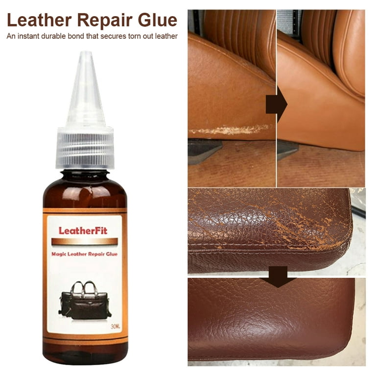 Lacyie Leather Filler Waterproof Durable Leather Repair Glue Leather  Restoration Gel For Furniture Car Seats Jackets 