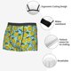 thumbnail image 3 of Balery Lemon Calzoncillos bóxer para hombre, ropa interior de algodón suave y transpirable con cinturilla de nailon-Medium, 3 of 5
