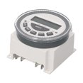 thumbnail image 1 of TFixol Weekly Programmable Digital Timer Switch with Dust Cover Panel Mounted Electrical Timer 16 Independent ON/ OFF Programs for Home Office Lights Fans TV Kitchen Appliances (DC12V), 1 of 7