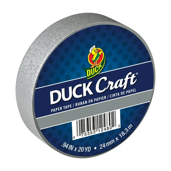 Duck Brand Silver .94 in. x 20 yd. Craft Paper Tape