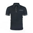 thumbnail image 2 of Styesk T-Shirts pour Homme T-shirt Décontracté à Manches Courtes et Col Rabattu Uni, 2 of 5