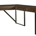 thumbnail image 3 of 48 Inches Wooden Desk Return with Power Outlet and USB Docks, Brown, 3 of 5