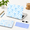 Blue&White Checkers&Bows, variant on Blue Watercolor Flowers&Stripes Laptop Shell Case for 13.6 Inch MacBook Air with M5/M4/M3/M2 Chip
