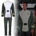 thumbnail image 2 of Star la serie Original Trek TOS Voyager capitán Kirk uniformes de la flota estelar pantalones ST disfraz de CosplaychaquetaL Deng Xun unisex, 2 of 2