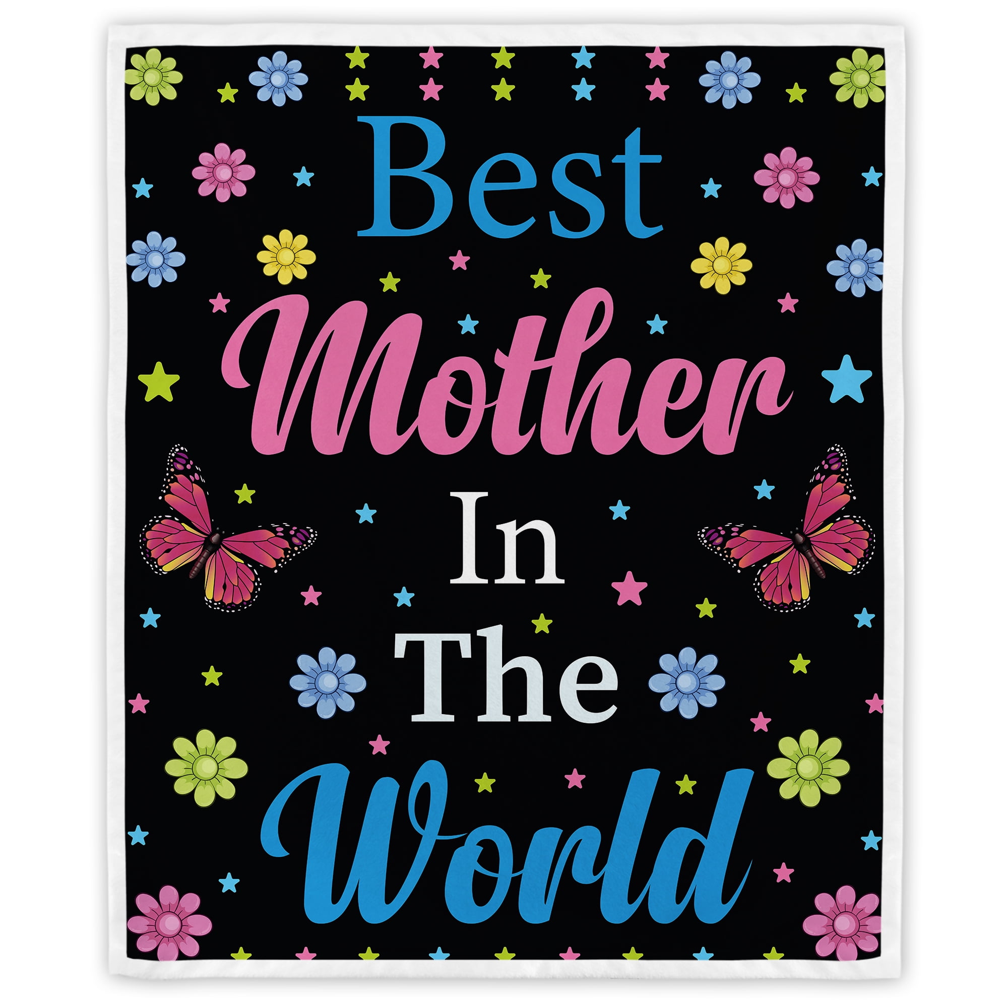 Soft Warm Mom Blanket - Birthday Gift Blanket for Mom Happy Mothers Day Throw Gift for Mother, Wife, Grandma from Daughter, 50"x60"