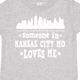 thumbnail image 4 of Inktastic Kansas City Missouri Loves Me Skyline Boys or Girls Toddler T-Shirt, 4 of 5