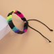 thumbnail image 5 of 2 pulseras de orgullo arcoíris LGBT Pamolo pulsera de orgullo trenzada hecha a mano tamaño ajustable, 5 of 6