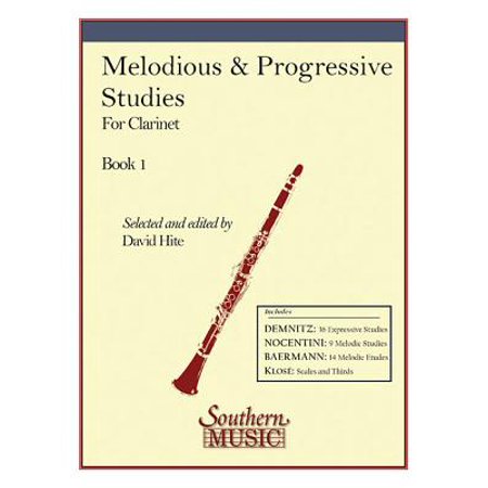 B-flat Clarinet Music Book - Melodious and Progressive Studies, Book 1 : Clarinet