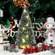 thumbnail image 4 of Mini Christmas Trees with Wooden Base, Tabletop Christmas Trees as Christmas Decorations for Home and Kitchen. 9 Pieces, 4 of 4