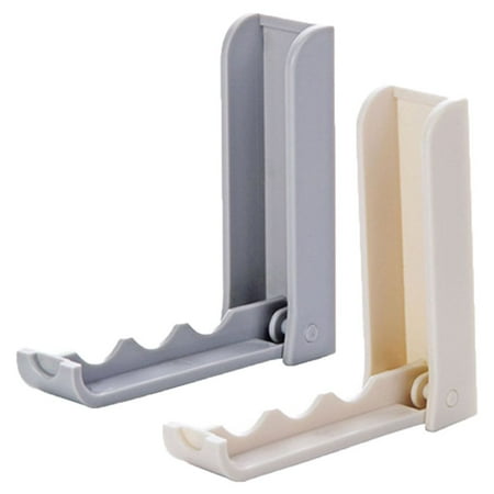 

2Pcs Plastic Self Adhesive Wear-resistant Creative Key Hanger Foldable Hanging Hook Clothes Hanger Hat Racks