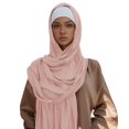 thumbnail image 1 of CUJM Modal Long Scarf Soft Skin Friendly Cotton Scarf Pure Color Shawl Headscarf, 1 of 1