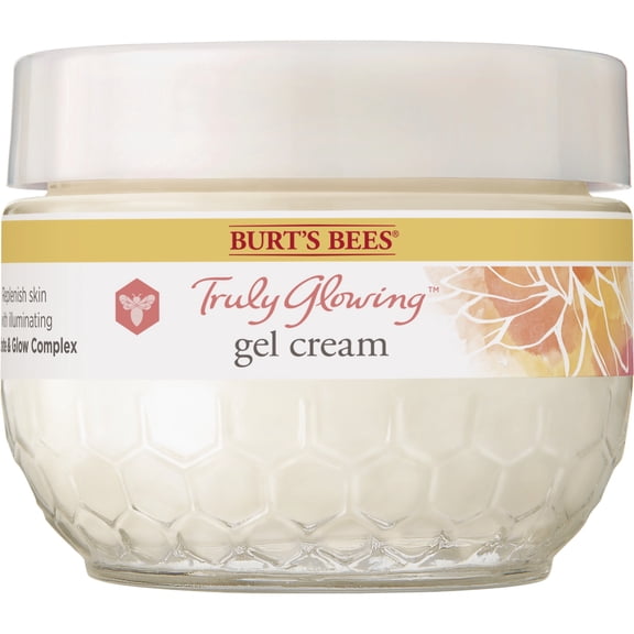 Burt's Bees Truly Glowing Gel Cream Moisturizer for Normal   Combo Skin, 1.8 fl oz