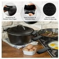 thumbnail image 5 of Kaireo Less than $5 Silicone Hot Grip Holder Cover Set Black,Silicone Hot Handle Holder Cover Set Assist Pan Handle Sleeve Pot Holders Iron Skillets Handles Grip Covers, 5 of 5