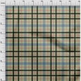 thumbnail image 3 of oneOone Cotton Poplin Light Green Fabric Madras Check Sewing Material Print Fabric By The Yard 42 Inch Wide, 3 of 4
