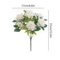 thumbnail image 4 of AYktou Artificial White Rose Flowers 7 Head Rose Flowers Silk Roses with Stems Rose Bouquets for Home Decoration Wedding Party Garden Floral Roses Decor, 4 of 8
