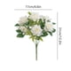 thumbnail image 3 of rosas artificiales rizadas | Ramo de novia de seda | Decoración del hogar, fotografía y decoración para fiestas | Blanco, rojo, rosa y vino, 3 of 6