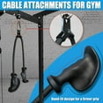thumbnail image 6 of Ergonomic Tricep Rope Pulldown Attachments, Upgraded 27 32 40 & 47 Inch Extra Long Triceps Rope Cable Attachments for Gym, LAT Pull Down Bar for Cable Machine, Tricep Workout Cable Attachments, 6 of 8