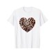 thumbnail image 2 of Camiseta para mujer con estampado de leopardo, corazón y guepardo, ideal como regalo de San Valentín, 2 of 8