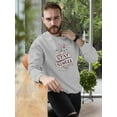 thumbnail image 2 of Stay Single! Sweatshirt Men -Smartprints Designs, Male 5X-Large, 2 of 4
