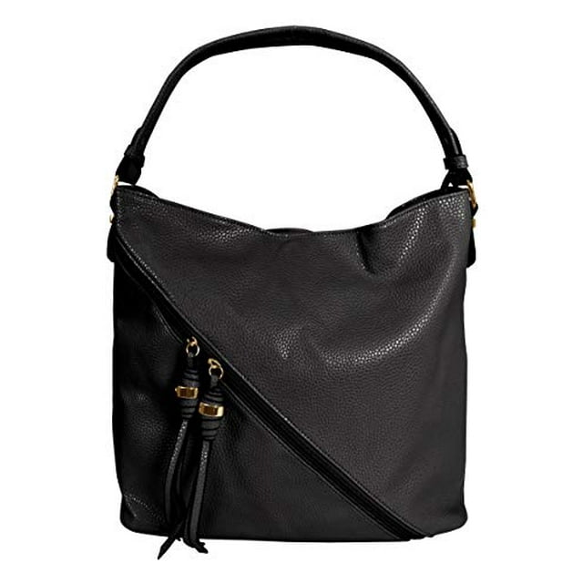 Peach Couture Sac à Bandoulière Décoratif avec Fermeture Éclair Mode Hobo pour Femmes