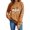 Coffee, variant on Sweatshirt for Women Long Sleeve Crew Neck Halloween Pumpkin Tops Casual Pullover Womens Sweatshirt
