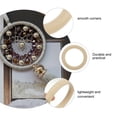 thumbnail image 3 of Shisuyan 5Pcs Useful Dream Catchers Wood Rings Durable Wooden Hoops for DIY Crafts, 3 of 9