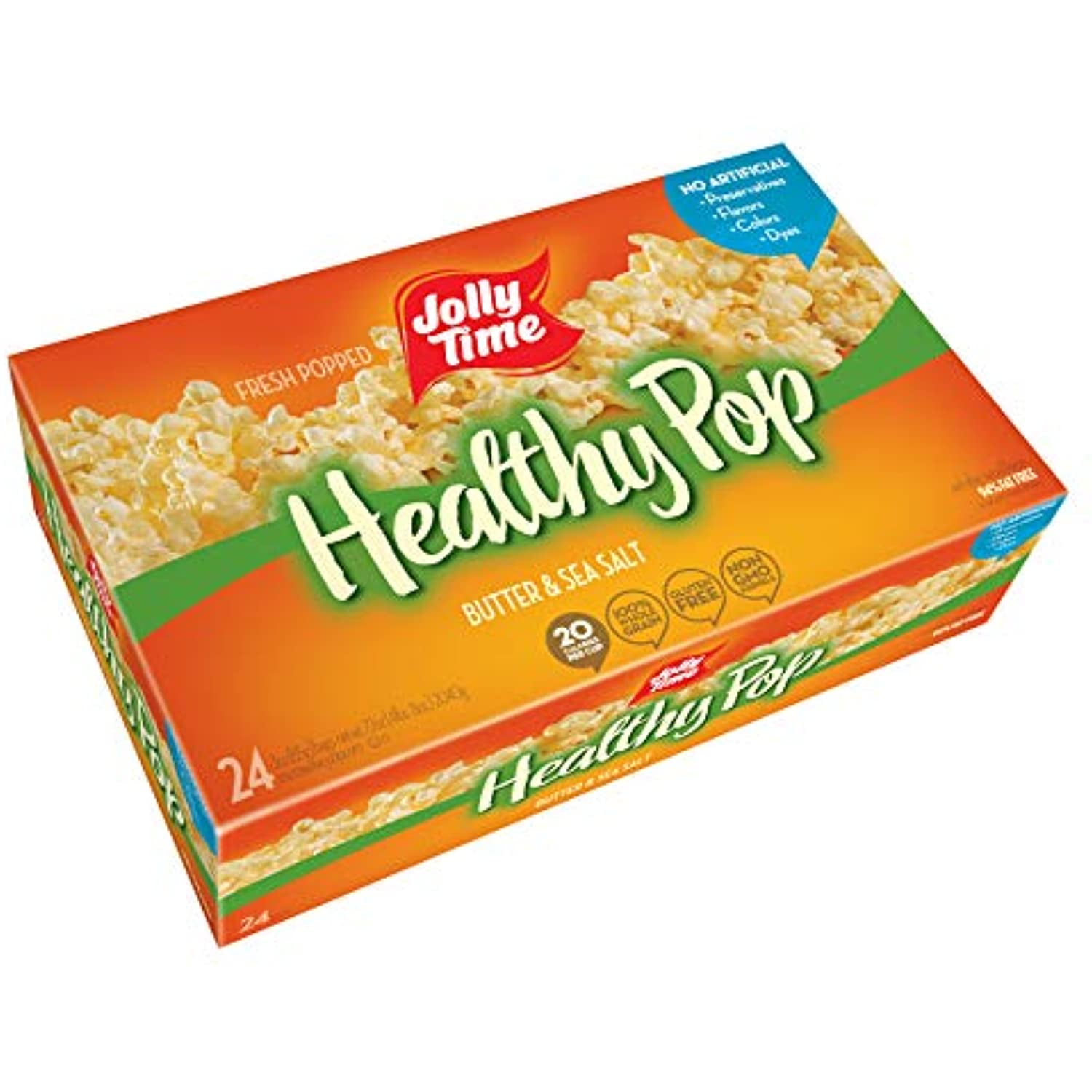 Jolly Time Premium Flavored Microwave Popcorn, Gluten Free, Gourmet