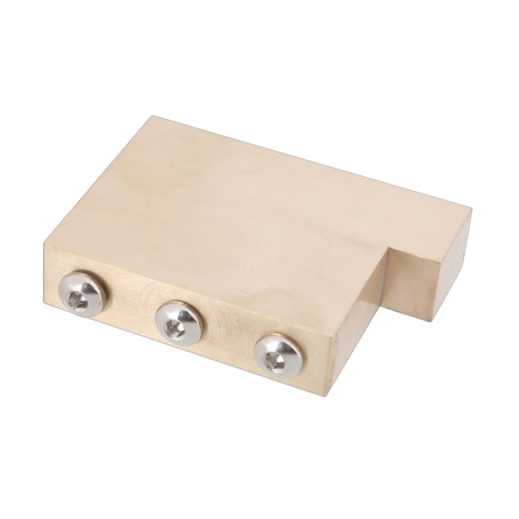 Brass Tremolo Block for Standard Styles Locking Tremolo Bridge Electric Guitar, 32/34/37/42mm Tall Tremolo Block