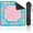 Color5, variant on Mahjong Mat with Carrying Bag 31.5" x 31.5" Non-Slip Noise Reduction Tropical Starfish Frame Pink Scales Palm Leaves Table Mat for Mahjong Poker Dominoes Card Board Tile Games