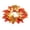 B, variant on Anmrize 10" Fall Maple Leaf Candle Ring Set, Harvest Table Pillar Candle Holder Ring, Multi-Style Fall Maple Leaf Candle Ring Assortment, Harvest Table Pillar Candle Holder Mini Wreath, A