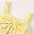 thumbnail image 5 of Ccpelsie Girls Summer Toddler Outfits Sleeveless Top + Cuffed Shorts 2 Piece Casual Set(A01-Yellow,9-12 Months), 5 of 7