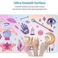 thumbnail image 5 of Kawaii Pastel Gothic Style Witchcraft Gaming Mouse Pad, Long Extended XL Mousepad Desk Pad, Large Nonslip Rubber Mice Pads Stitched Edges, 31.5'''' X 11.8'''', 5 of 6