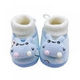 thumbnail image 4 of Newborn Infant Baby Girls Boys Warm Fleece Winter Booties First Walkers Slippers Shoes, 4 of 10