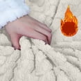 thumbnail image 6 of lcziwo Fluffy Pajama Set for Women Winter Warm Fleece Sleepwear Comfy Soft Plush Pjs 2 Piece Loungewear Fuzzy Ribbed OutfitsBeige,Free Size, 6 of 10