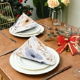 thumbnail image 3 of WOBOGO Watercolor Wildflowers Cloth Napkins 4 Pieces Soft Elegant Touch Durable Absorbent Quick Drying for Elegant Dining, 3 of 8