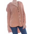 thumbnail image 4 of Free People Womens All About the Feels Button Up Shirt, Orange, Medium, 4 of 7