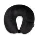thumbnail image 1 of Almohada de viaje Brookstone Microbead con cuello y bolsillo, color negro, 1 of 7