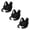 Black(3pcs Bras), variant on Seamless Breathable Shaping Corrective Support Bra Women's Front Closure Seamless Back Posture Corrector Full Coverage Seamless Push up Bras Beige(3pcs Bras) M