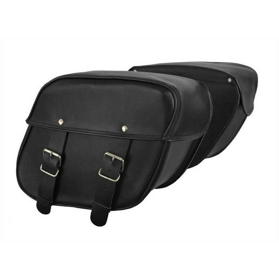 True Element Motorcycle Leather Mountable Bag with Quick Release Clips