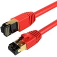 thumbnail image 6 of Cat8 10-Pack of 75FT Network Ethernet Patch Cable, 2000Mhz Internet Wire, For Router, Modem, PC, Laptop, TVs, Printer Cord, Consoles for Home and Office, Red, Cables Direct Online, 6 of 6