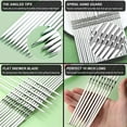 thumbnail image 3 of 15Pcs Bbq Stainless Steel Kebab Skewers & 1Pc Tube Storage Reusable Grill Sticks, 3 of 6
