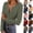 Black, variant on pstuiky Womens Casual Tops Fashion Long Sleeve Solid Color Womens Blouses Comfort Loose Fit V-Neck Tees Tops Women'S Workout Tops