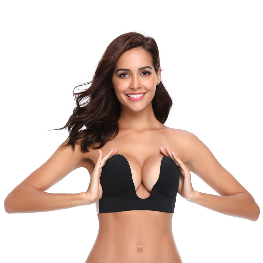 FeelinGirl Women 's Strapless Invisible Bra Backless SelfAdhesive