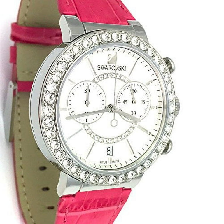 スワロフスキー 腕時計 シトラ スフィア ピンクレザー クォーツ5096008 Swarovski Women's Citra Sphere Chrono Pink Watch 5096008