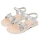 thumbnail image 1 of Sandalias de princesa con diamantes de imitación REDARER para niñas, con tira en el tobillo, estilo bohemio, para playa, talla 5,5-6 años, 1 of 5